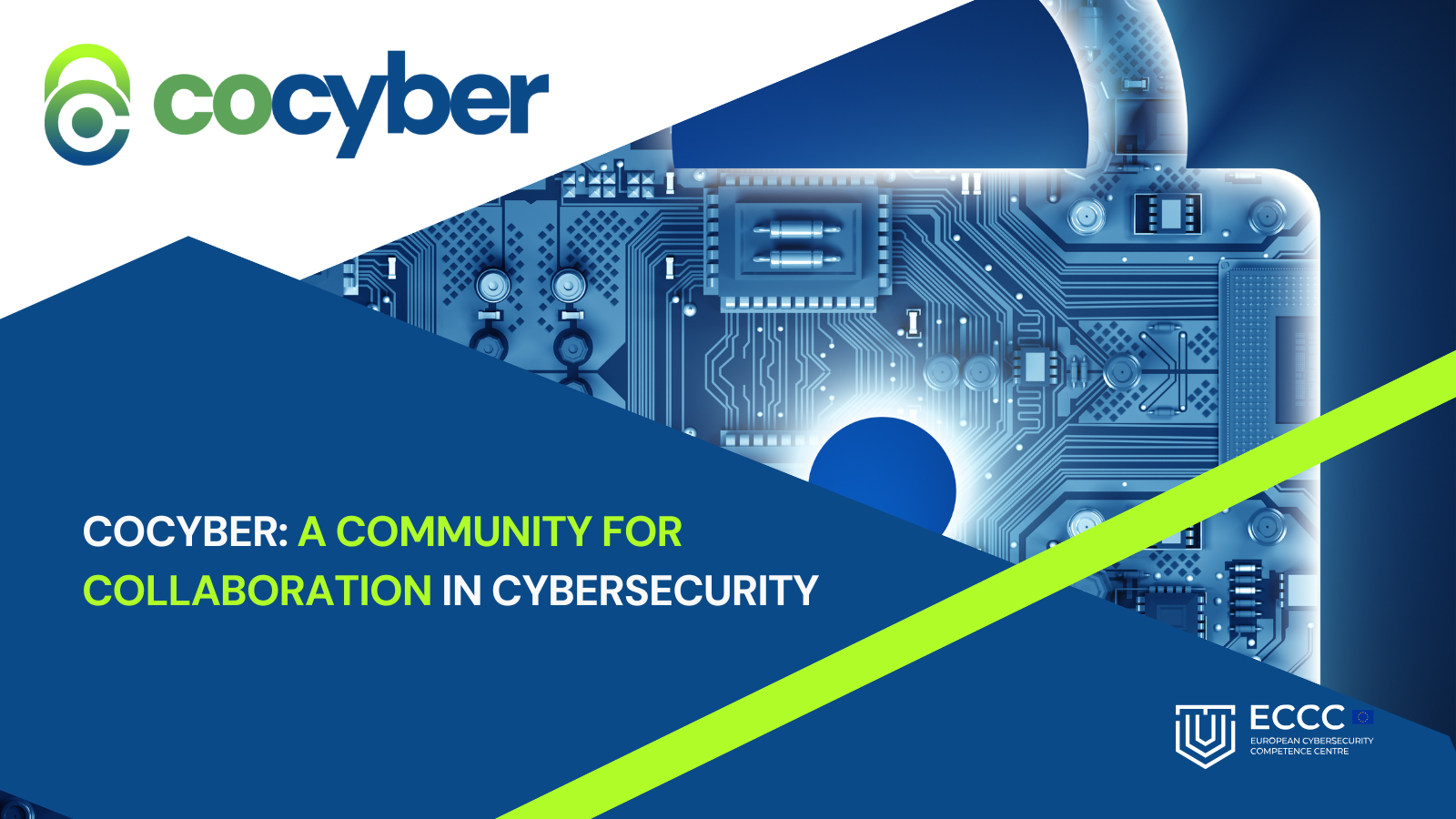 Photo of COcyber's logo and description